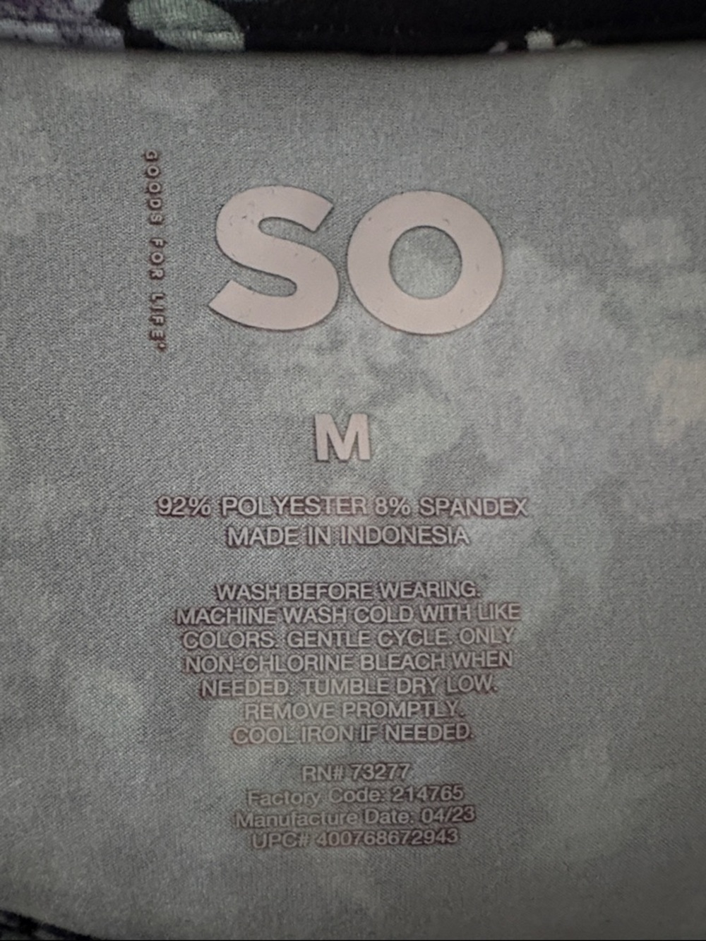 Black Floral V-Neck Dress with Lavender Print - Picture 2 of 3